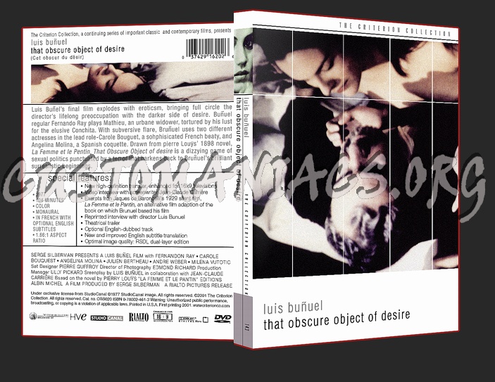 143 - That Obscure Object of Desire dvd cover