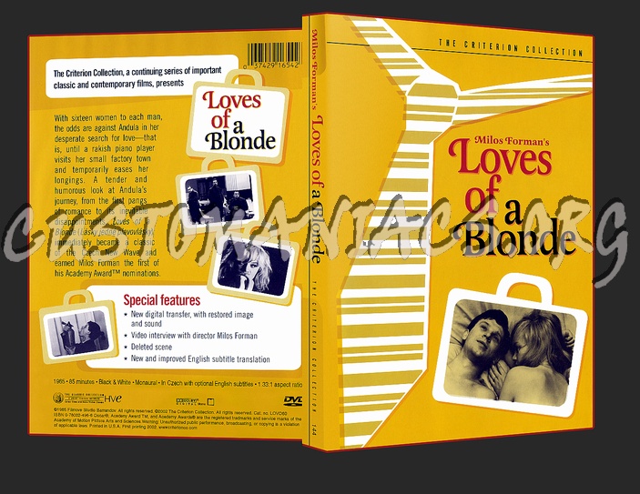 144 - Loves of a Blonde dvd cover