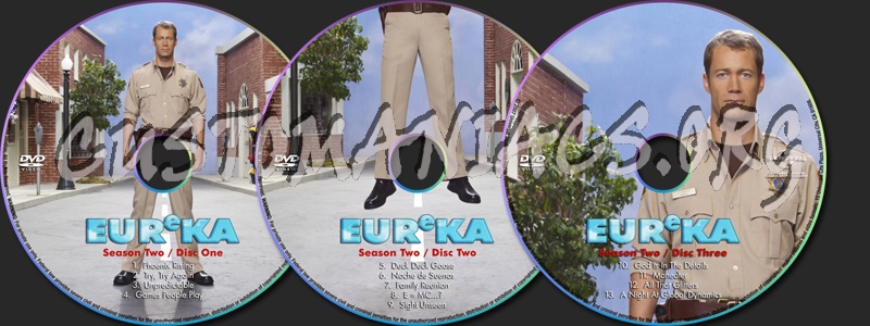 Eureka Season Two dvd label