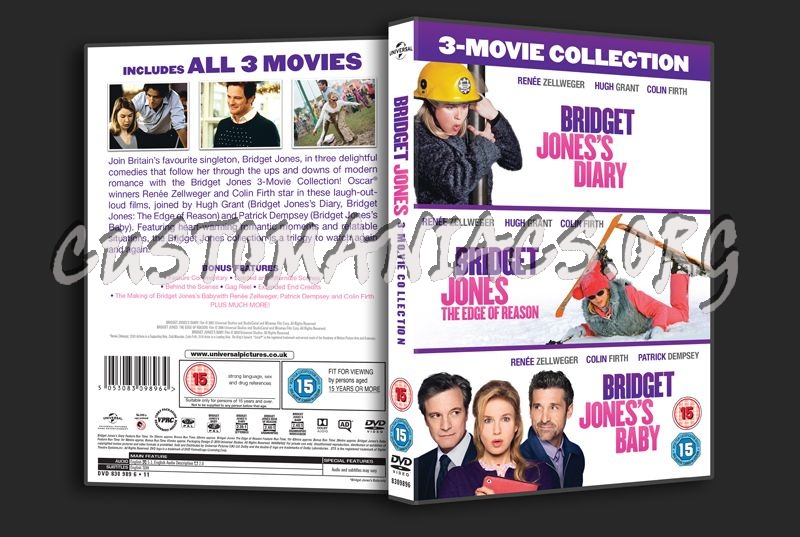 Bridget Jones 3-Movie Collection dvd cover