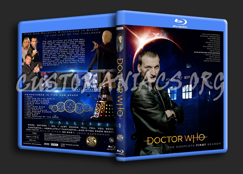 Doctor Who Season One blu-ray cover
