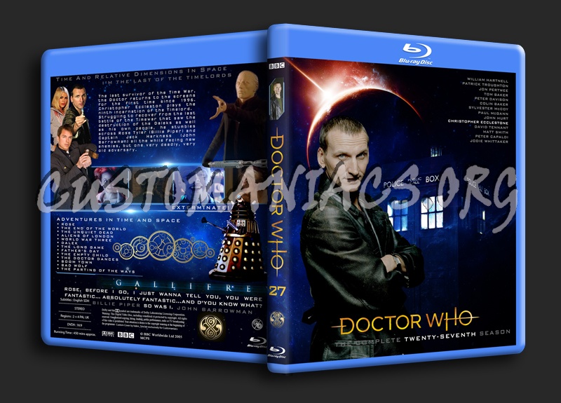 Doctor Who Season One blu-ray cover