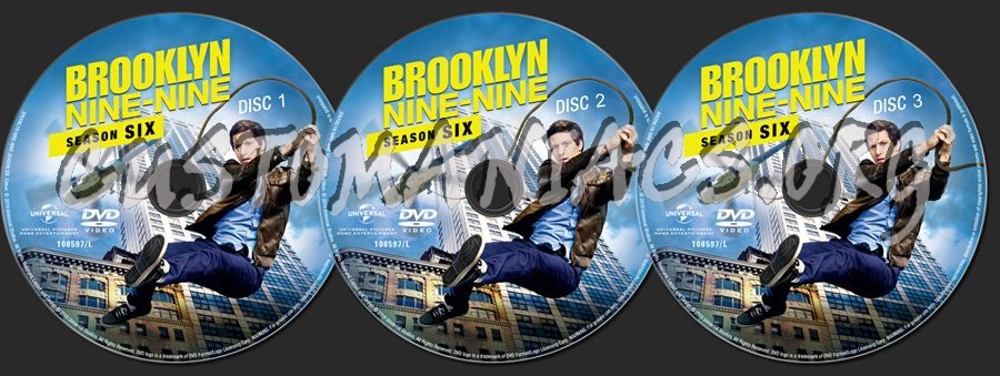 Brooklyn Nine-Nine Season 6 dvd label