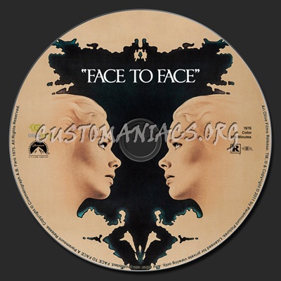 Face to Face (1976) dvd label
