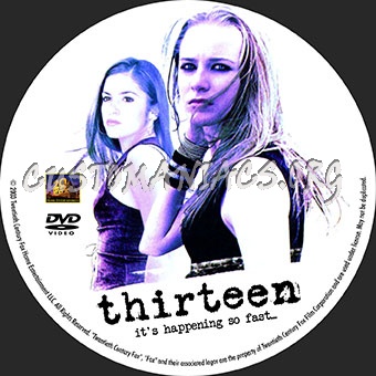 Thirteen dvd label