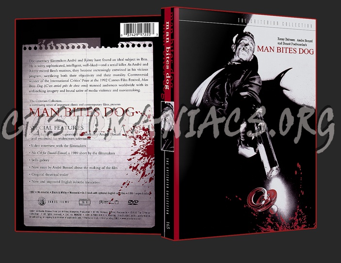 165 - Man Bites Dog dvd cover