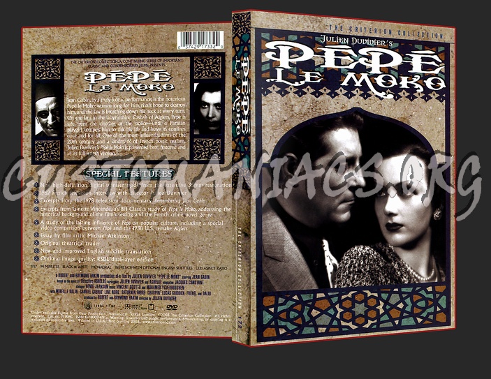 172 - Pepe Le Moko dvd cover