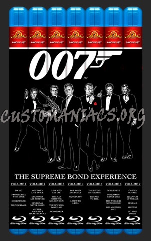 The Supreme Bond Experience - Volumes 1-7 blu-ray cover