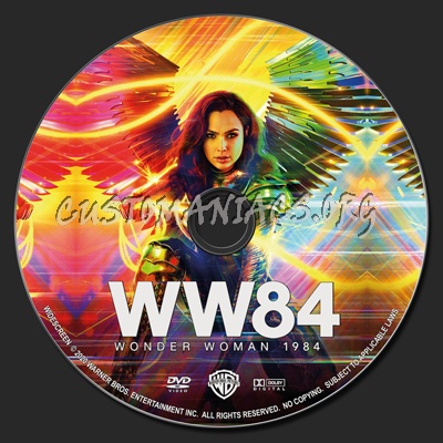 Wonder Woman 1984 dvd label