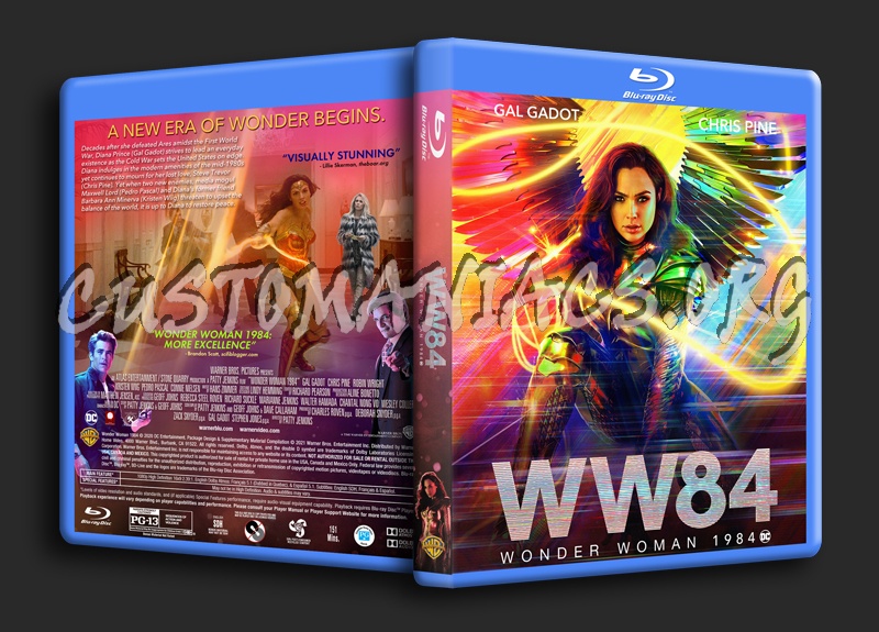 Wonder Woman 1984 dvd cover