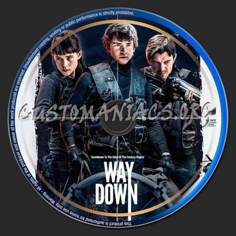 Way Down (2021) blu-ray label