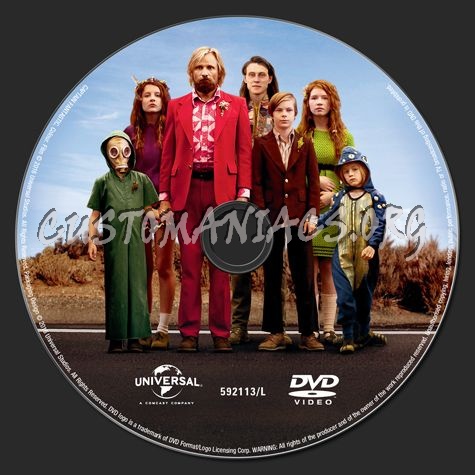 Captain Fantastic dvd label