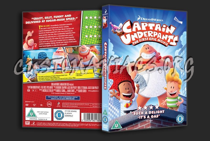 Captain Underpants dvd cover