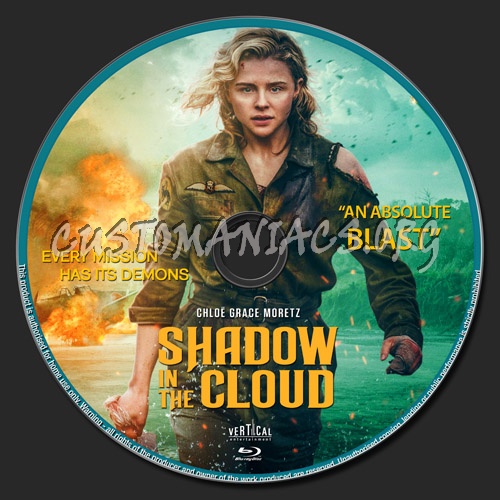 Shadow In The Cloud blu-ray label