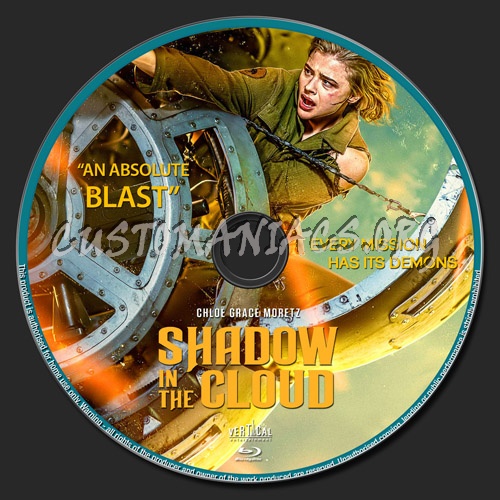 Shadow In The Cloud blu-ray label