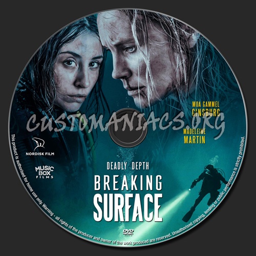 Breaking Surface dvd label