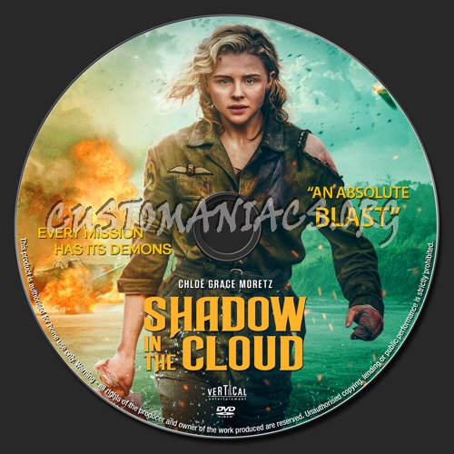 Shadow In The Cloud dvd label