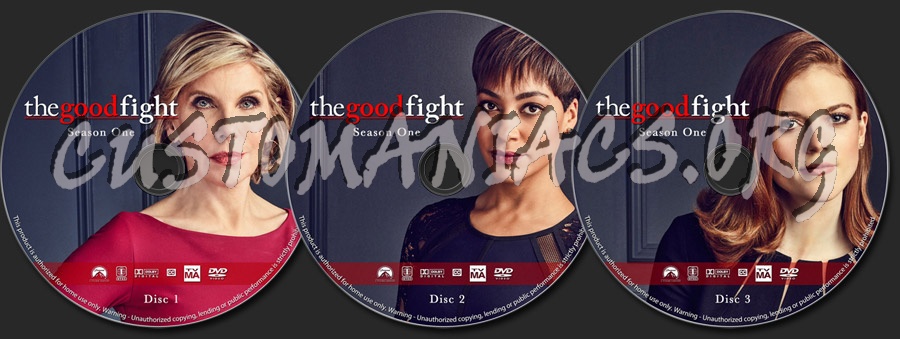 The Good Fight - Season 1 dvd label