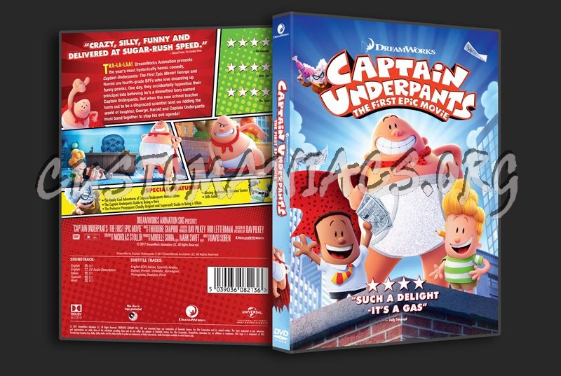 Captain Underpants dvd cover