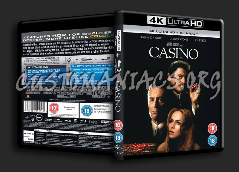 Casino 4K blu-ray cover