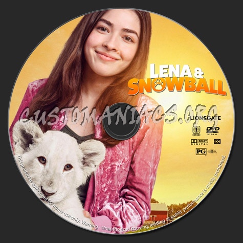 Lena & Snowball dvd label