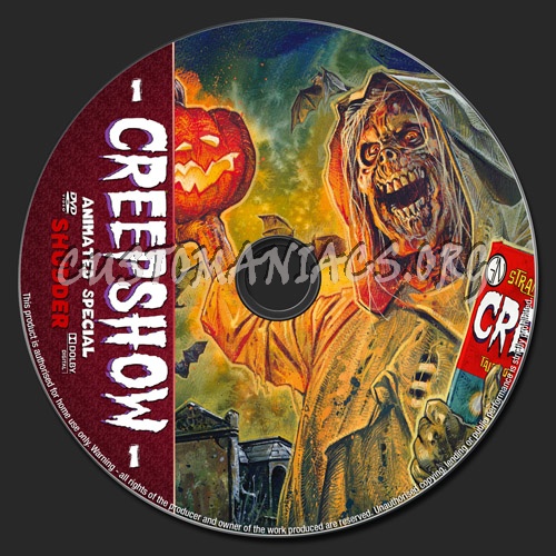 Creepshow Animated Special dvd label