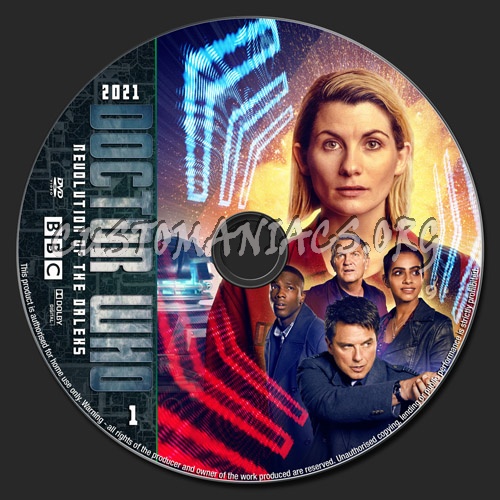 Doctor Who:Revolution Of The Daleks dvd label