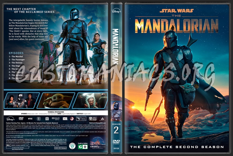 The Mandalorian - Season 2 dvd cover