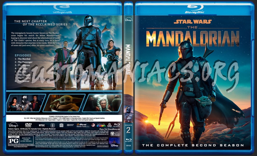 The Mandalorian - Season 2 blu-ray cover