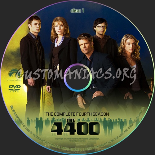 The 4400 s4 dvd label