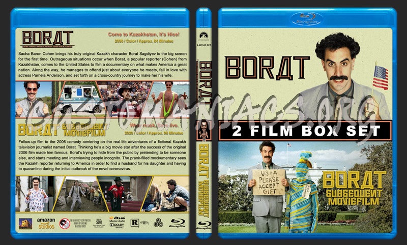 Borat Double Feature blu-ray cover