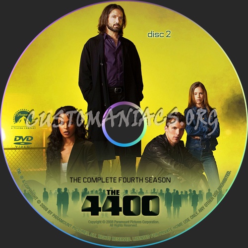 The 4400 s4 dvd label