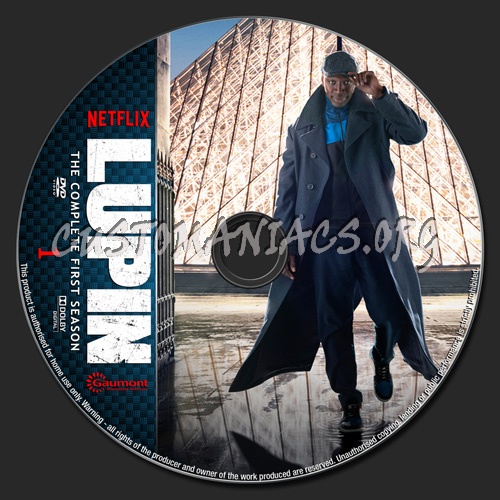 Lupin Season 1 dvd label