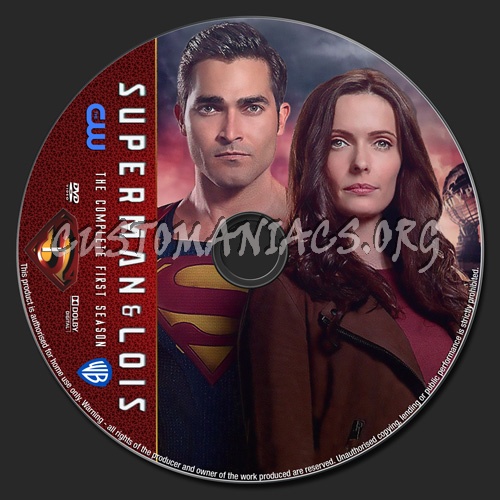 Superman & Lois Season 1 dvd label