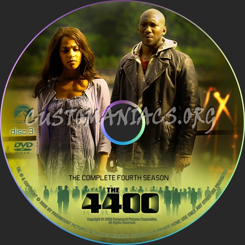 The 4400 s4 dvd label