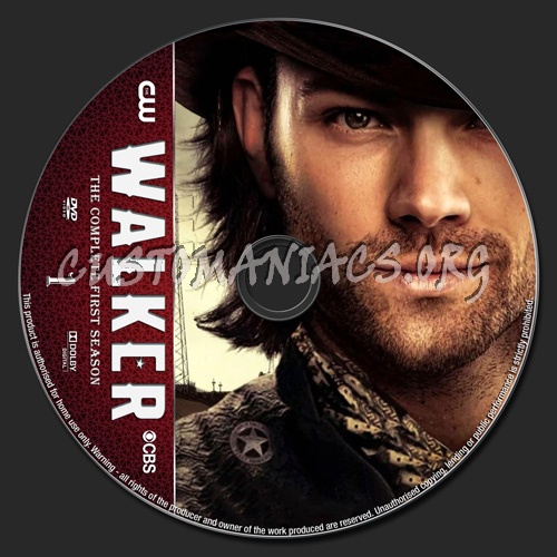 Walker Season 1 dvd label