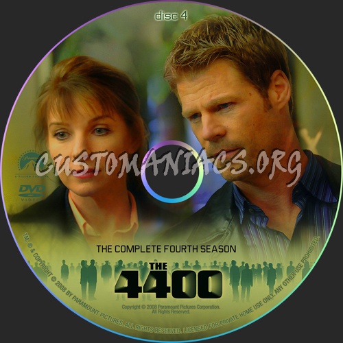 The 4400 s4 dvd label