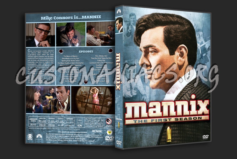 Mannix - Seasons 1-8 dvd cover