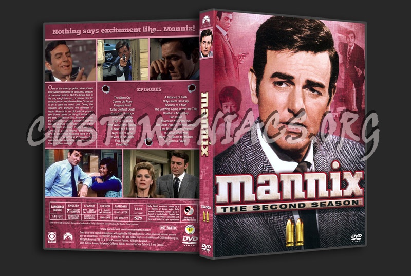 Mannix - Seasons 1-8 dvd cover