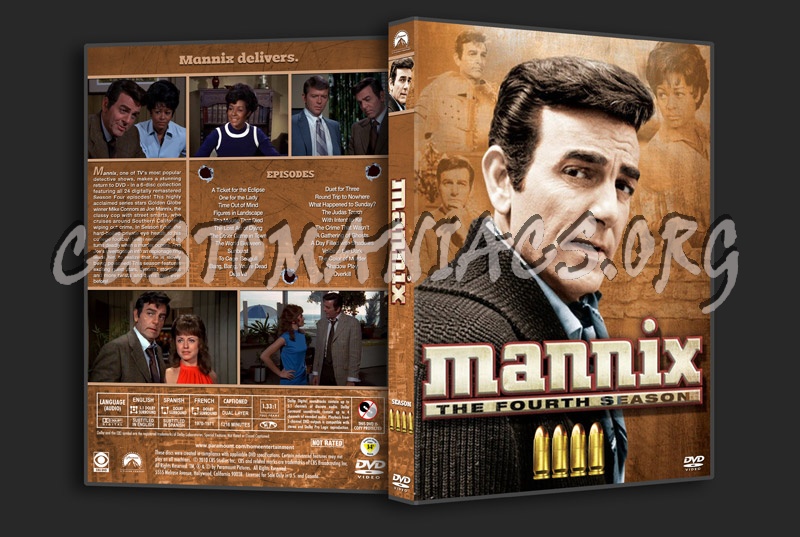 Mannix - Seasons 1-8 dvd cover