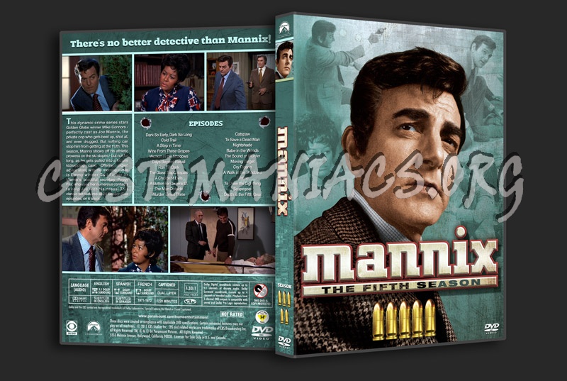 Mannix - Seasons 1-8 dvd cover