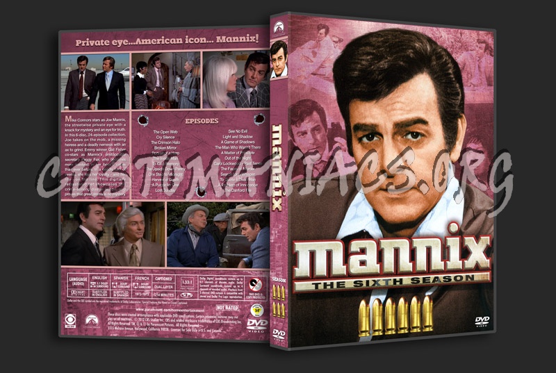 Mannix - Seasons 1-8 dvd cover