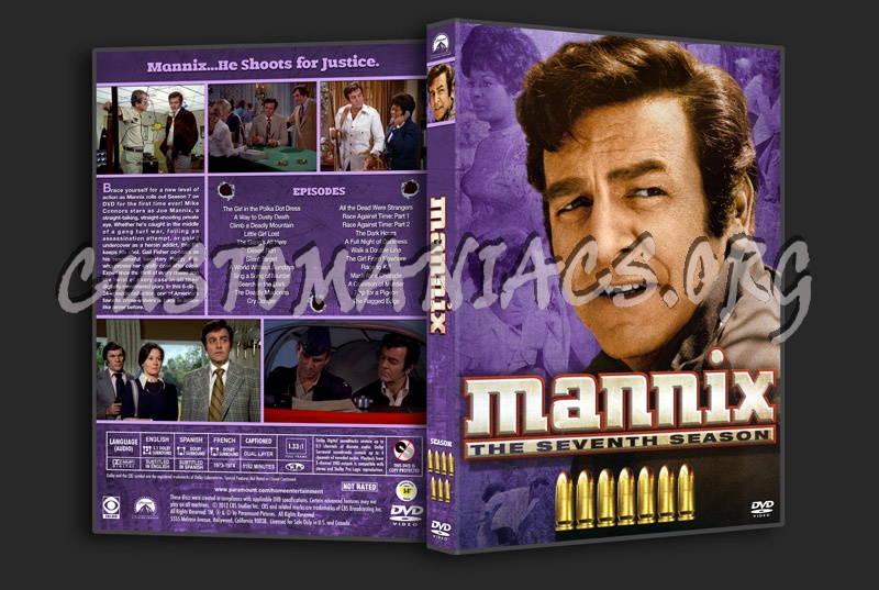 Mannix - Seasons 1-8 dvd cover