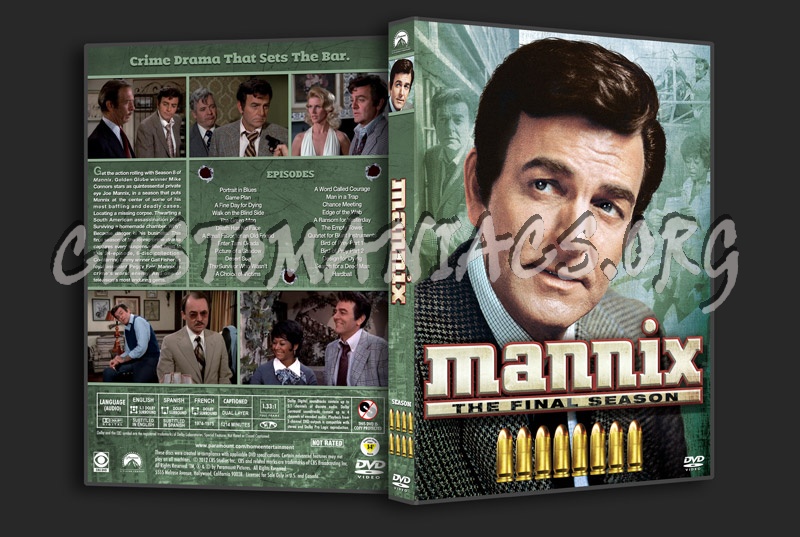 Mannix - Seasons 1-8 dvd cover