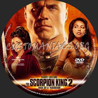 The Scorpion King 2 Rise Of A Warrior dvd label