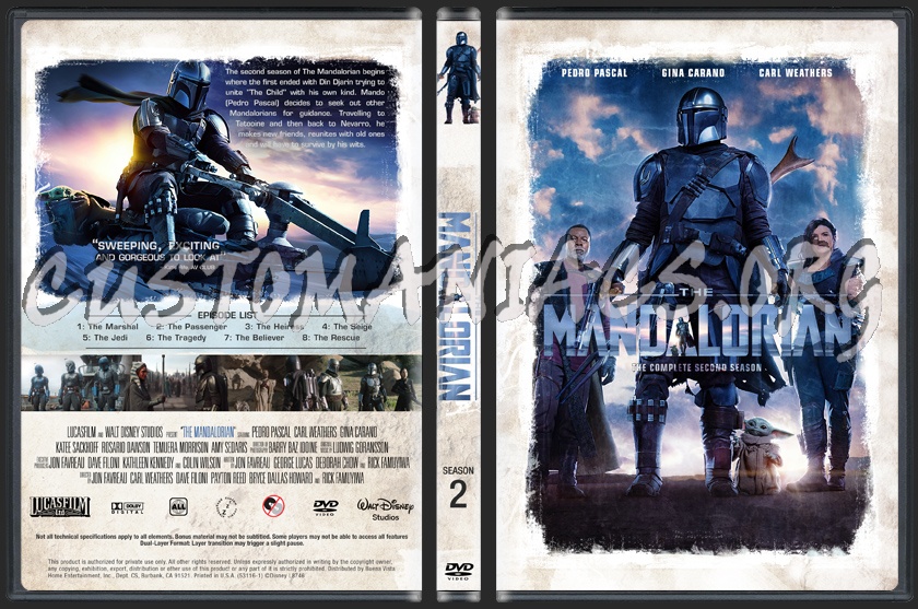 The Mandalorian S2 dvd cover