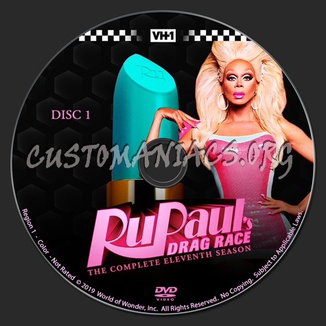 RuPaul's Drag Race - Season 11 dvd label