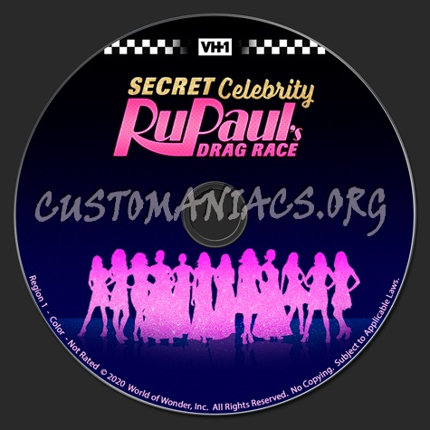 Secret Celebrity - RuPaul's Drag Race (2020) dvd label