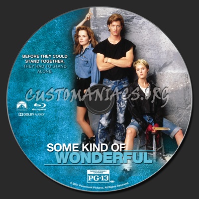 Some Kind Of Wonderful (1987) blu-ray label