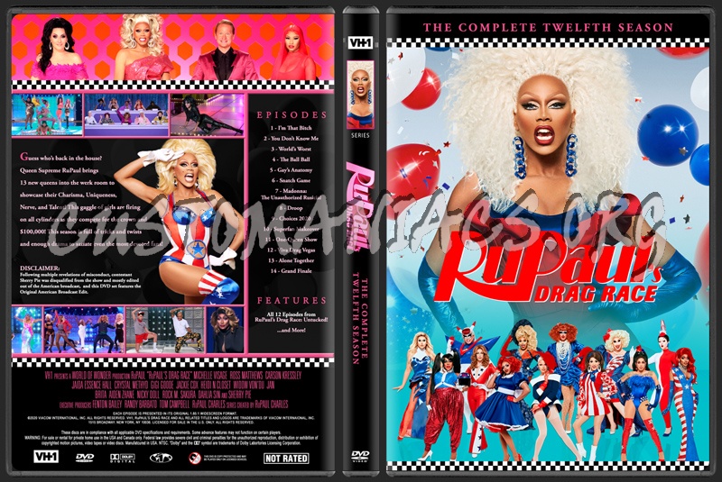 RuPaul's Drag Race - Season 12 (2020) dvd cover